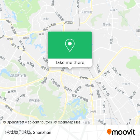 辅城坳足球场 map