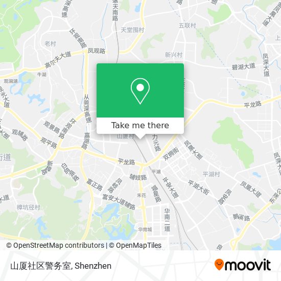 山厦社区警务室 map