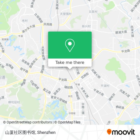 山厦社区图书馆 map