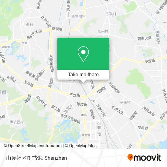 山厦社区图书馆 map