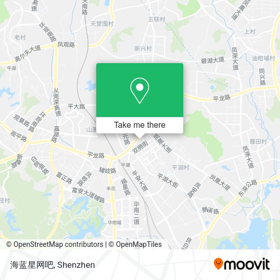 海蓝星网吧 map
