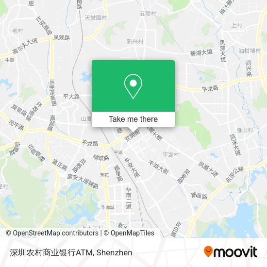 深圳农村商业银行ATM map