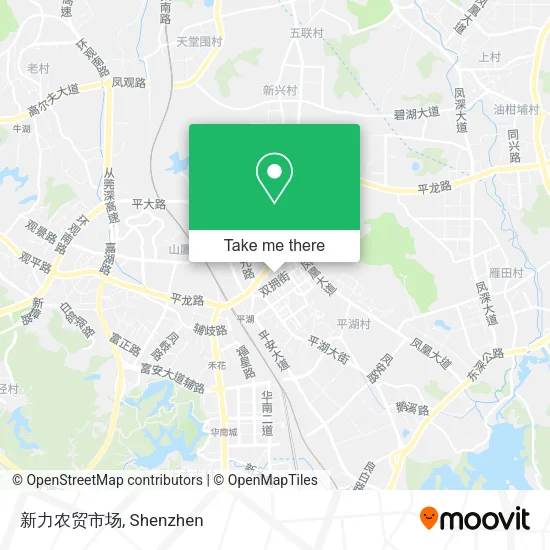 新力农贸市场 map