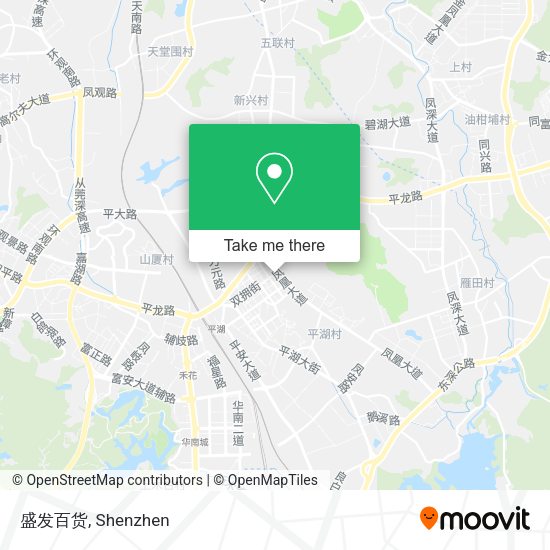 盛发百货 map