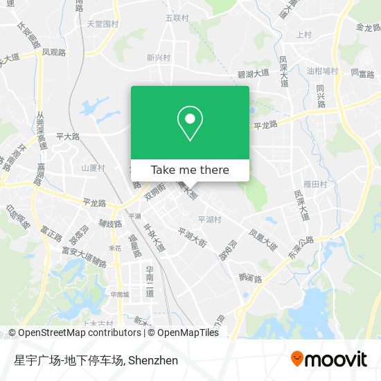 星宇广场-地下停车场 map