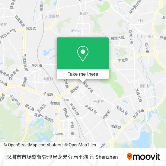 深圳市市场监督管理局龙岗分局平湖所 map