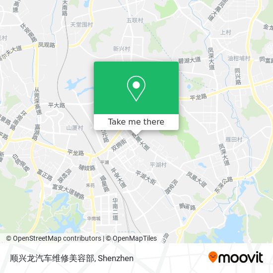 顺兴龙汽车维修美容部 map