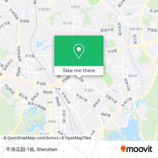 平湖花园-1栋 map