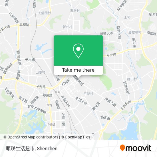 顺联生活超市 map