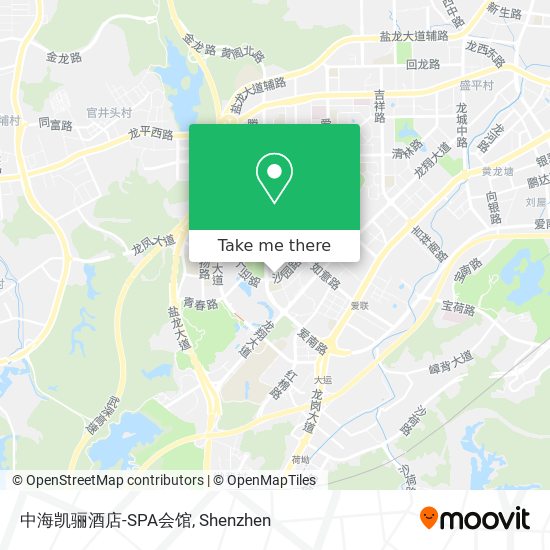 中海凯骊酒店-SPA会馆 map