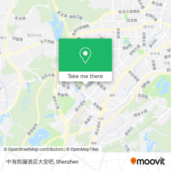 中海凯骊酒店大堂吧 map