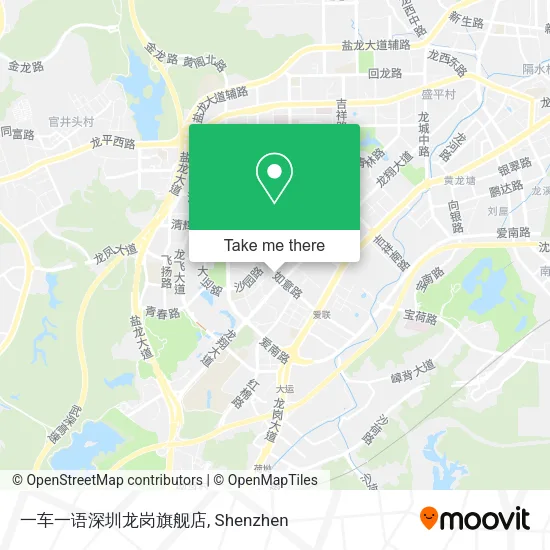 一车一语深圳龙岗旗舰店 map