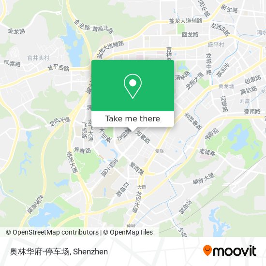 奥林华府-停车场 map