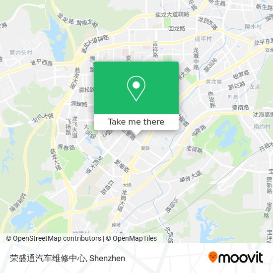 荣盛通汽车维修中心 map