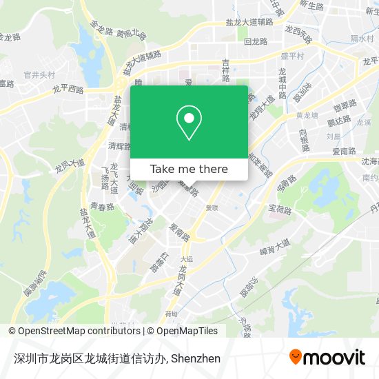 深圳市龙岗区龙城街道信访办 map