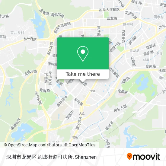 深圳市龙岗区龙城街道司法所 map