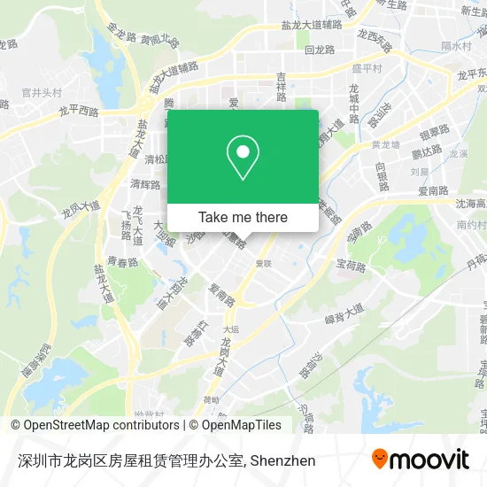 深圳市龙岗区房屋租赁管理办公室 map