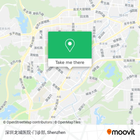 深圳龙城医院-门诊部 map