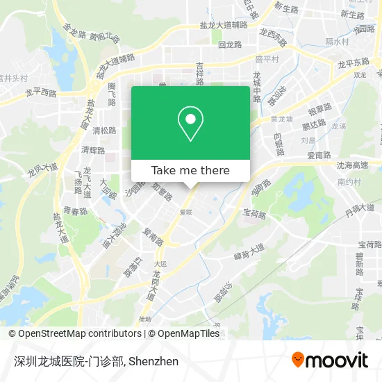 深圳龙城医院-门诊部 map