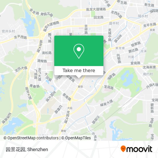 园景花园 map