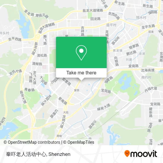輋吓老人活动中心 map