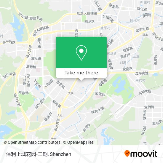 保利上城花园-二期 map