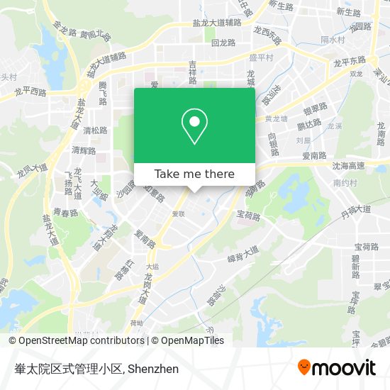 輋太院区式管理小区 map