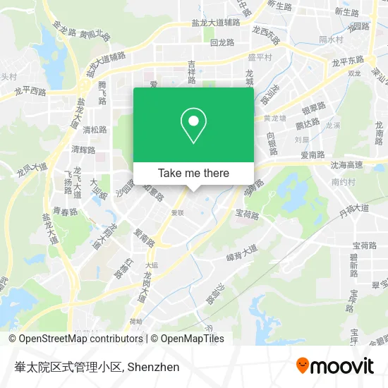 輋太院区式管理小区 map