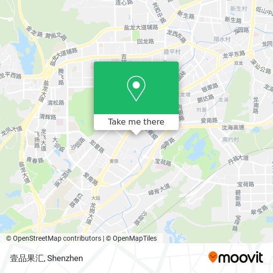 壹品果汇 map