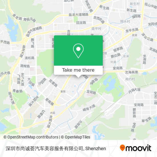 深圳市尚诚荟汽车美容服务有限公司 map