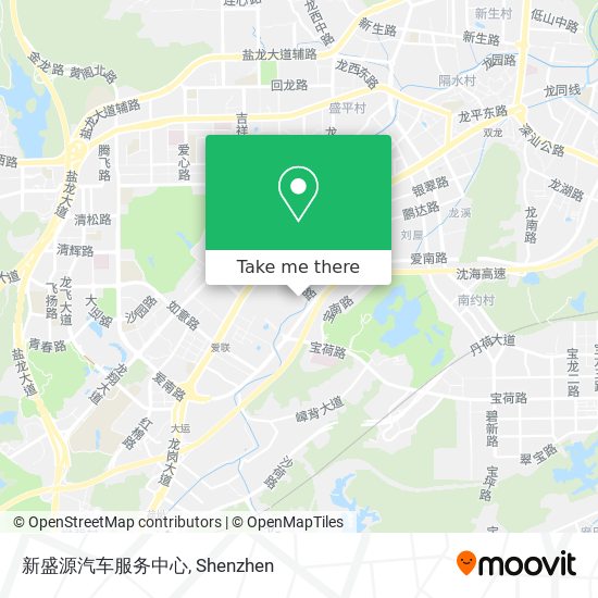 新盛源汽车服务中心 map