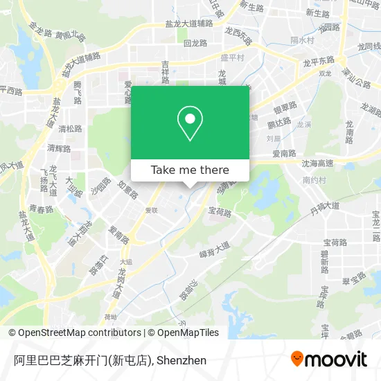 阿里巴巴芝麻开门(新屯店) map