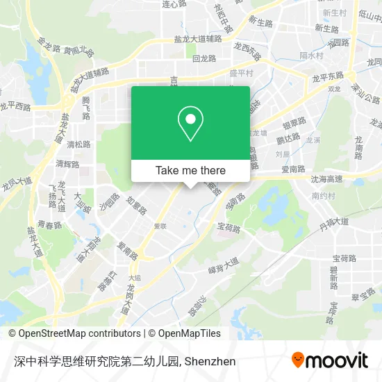 深中科学思维研究院第二幼儿园 map