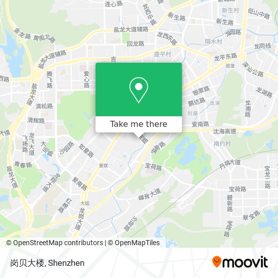 岗贝大楼 map