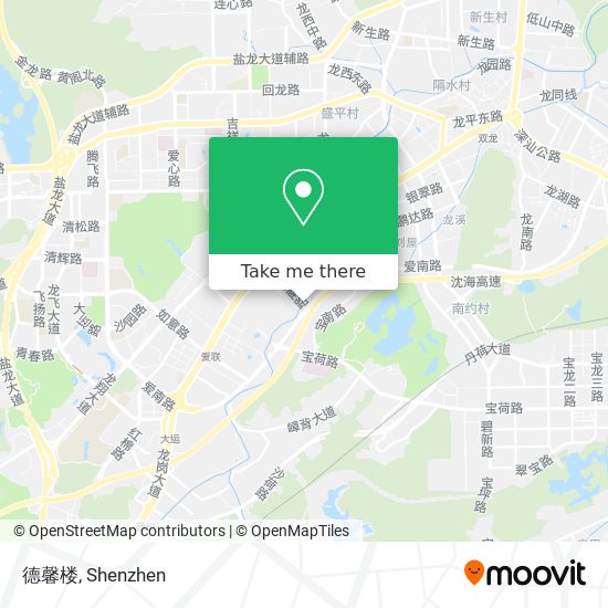 德馨楼 map