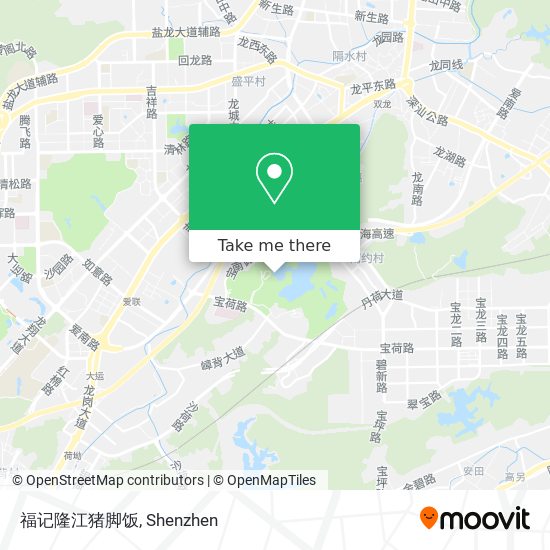 福记隆江猪脚饭 map