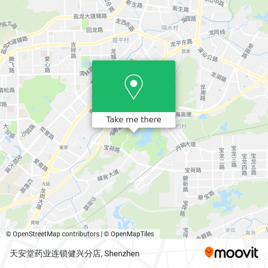 天安堂药业连锁健兴分店 map