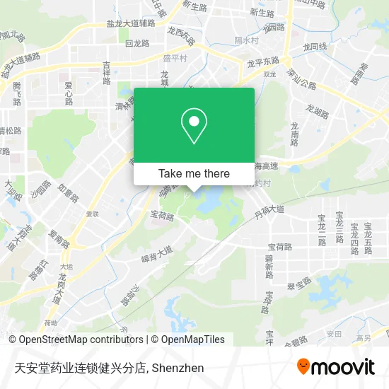 天安堂药业连锁健兴分店 map