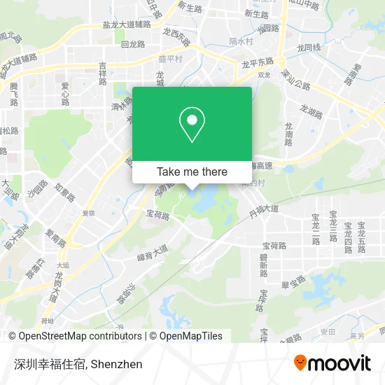 深圳幸福住宿 map