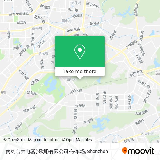 南约合荣电器(深圳)有限公司-停车场 map