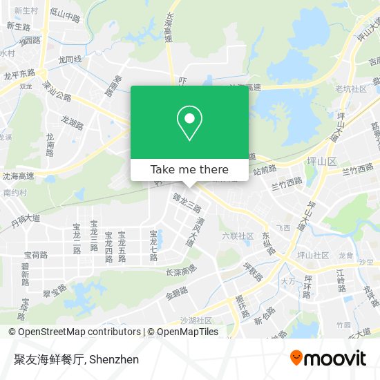 聚友海鲜餐厅 map