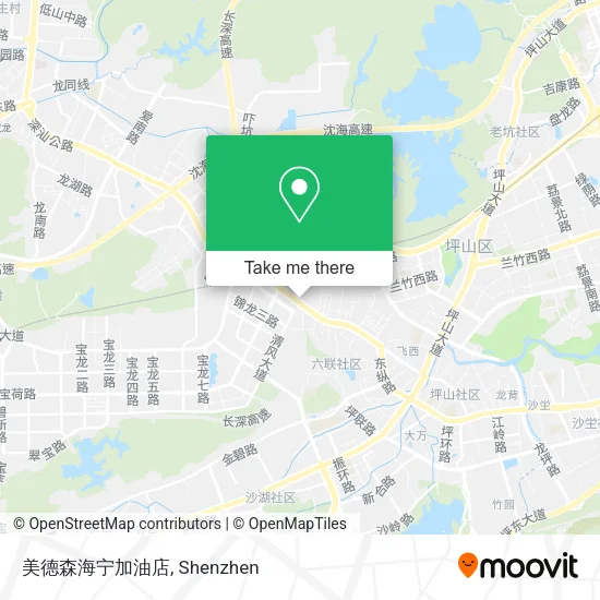 美德森海宁加油店 map