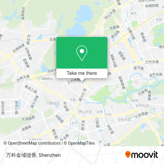 万科金域缇香 map