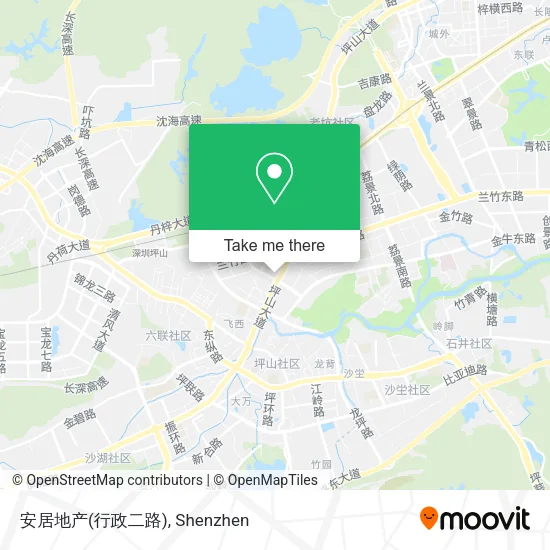 安居地产(行政二路) map