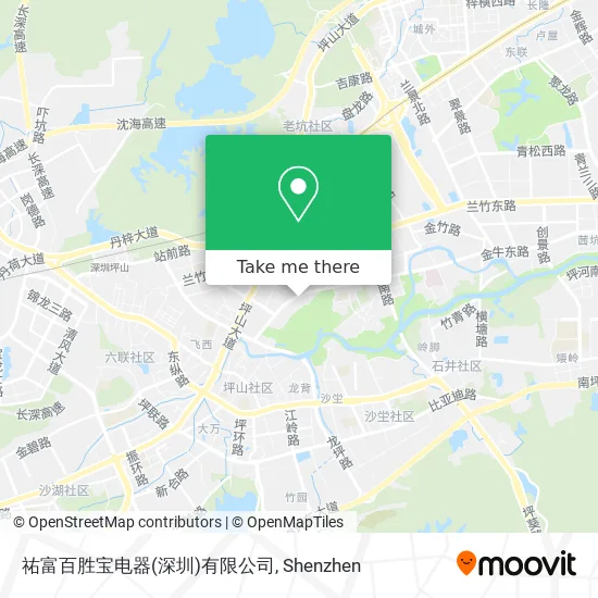 祐富百胜宝电器(深圳)有限公司 map
