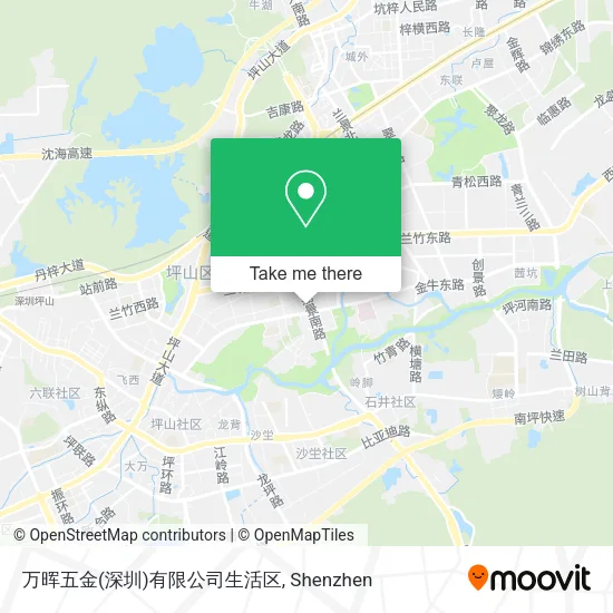 万晖五金(深圳)有限公司生活区 map