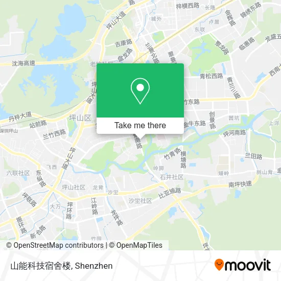 山能科技宿舍楼 map