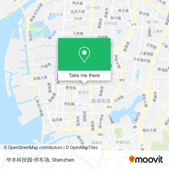 华丰科技园-停车场 map