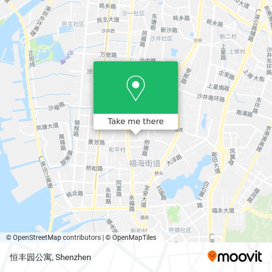 恒丰园公寓 map