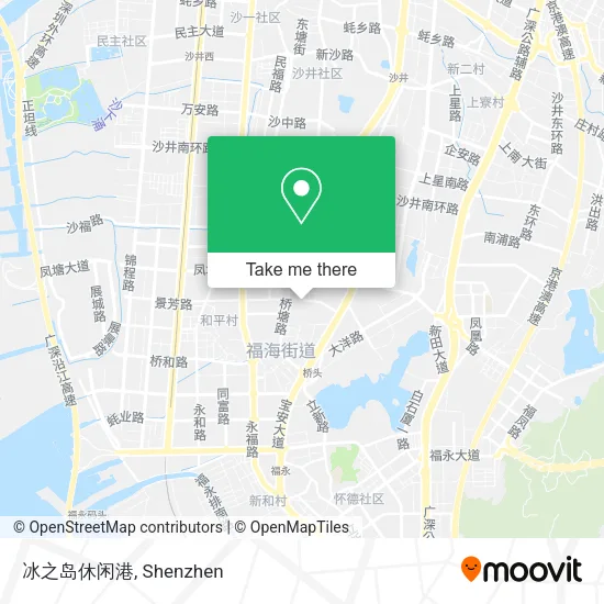 冰之岛休闲港 map